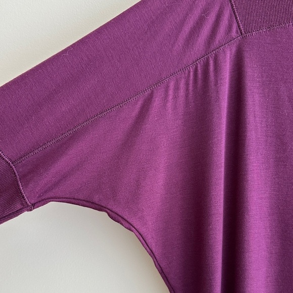 C9 Champion Women's Long Dolman Sleeve Open Back Top, Dark Berry Purple, Small - Picture 11 of 16